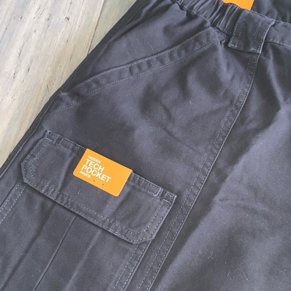 Savane Gray 8” Cargo Hiking Shorts Comfort Waist Tech Pocket Sun Protection 38 - Picture 6 of 11